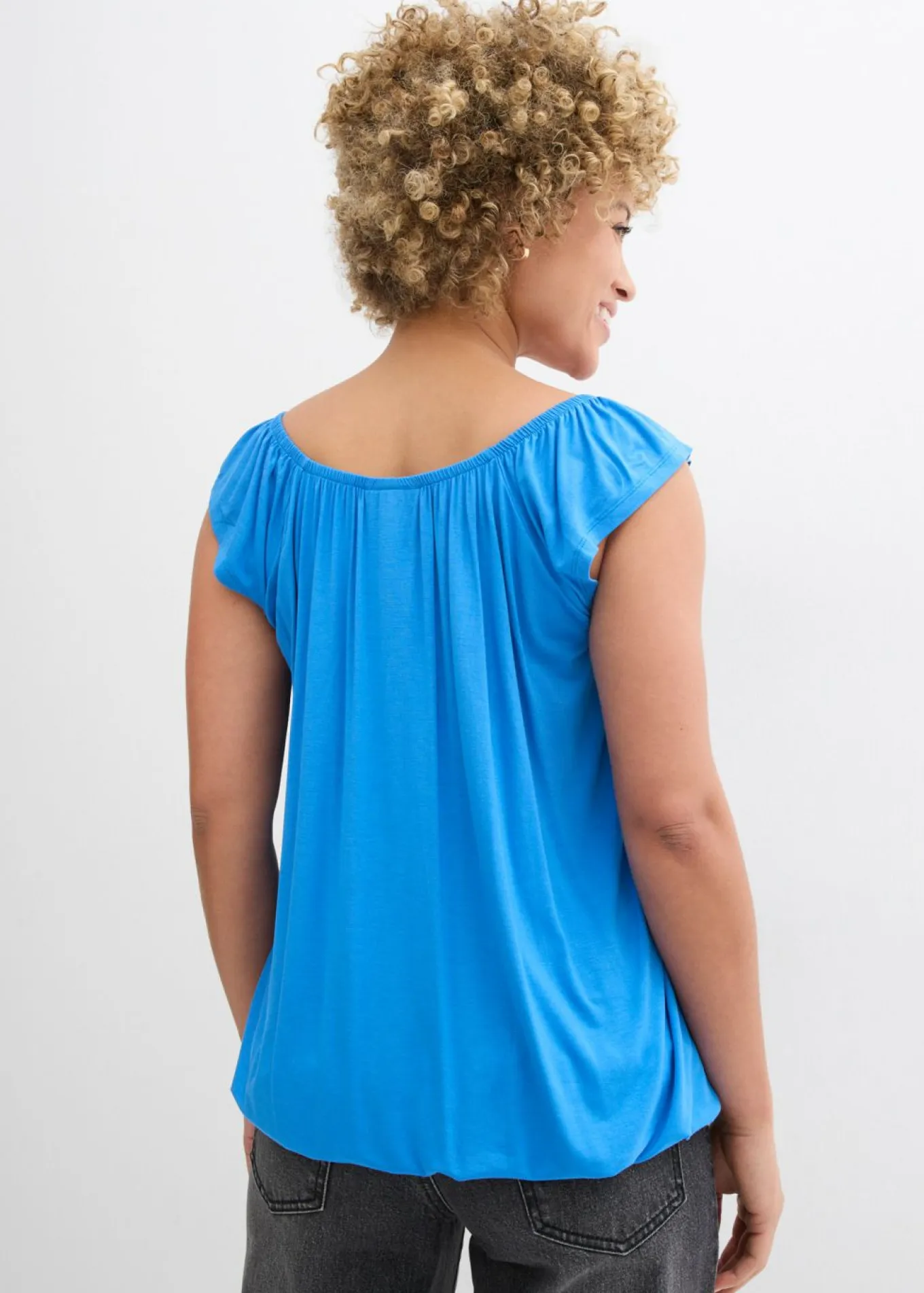 Camiseta de suave mezcla de viscosa