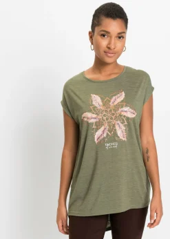Camiseta de suave mezcla de viscosa