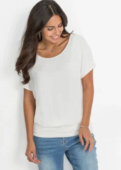 Camiseta de suave mezcla de viscosa