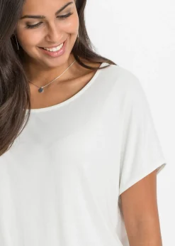 Camiseta de suave mezcla de viscosa