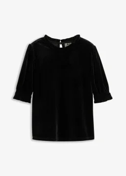 Camiseta de terciopelo suave