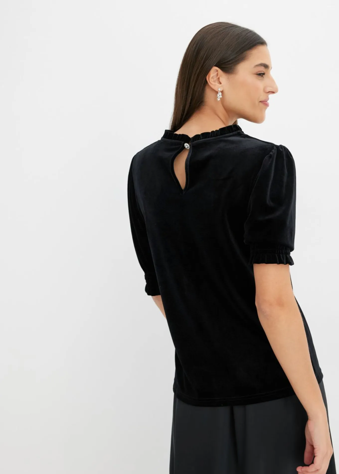 Camiseta de terciopelo suave