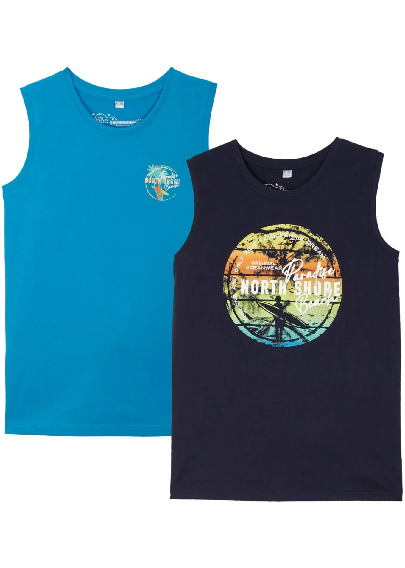Camiseta de tirantes para niño (2 unidades)