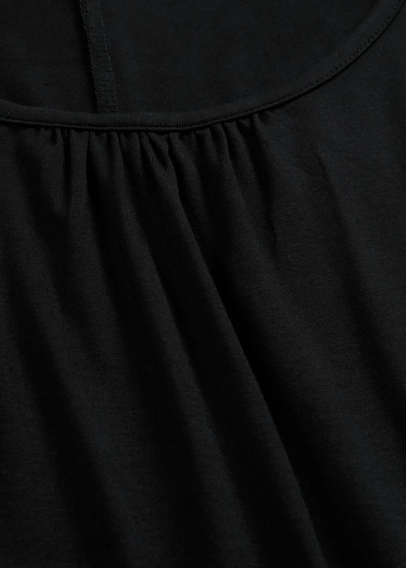 Camiseta de viscosa con mangas de murciélago