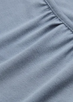 Camiseta de viscosa con mangas de murciélago