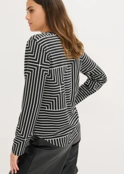 Camiseta de viscosa de manga larga