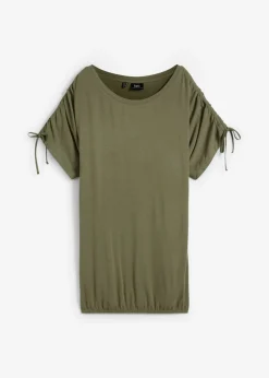 Camiseta de viscosa fluida
