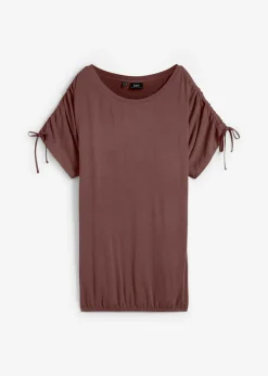 Camiseta de viscosa fluida