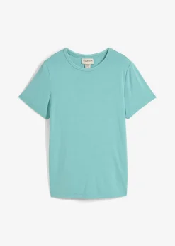 Camiseta de viscosa fluida