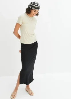 Camiseta de viscosa fluida