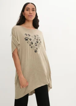 Camiseta de viscosa fluida