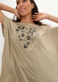 Camiseta de viscosa fluida