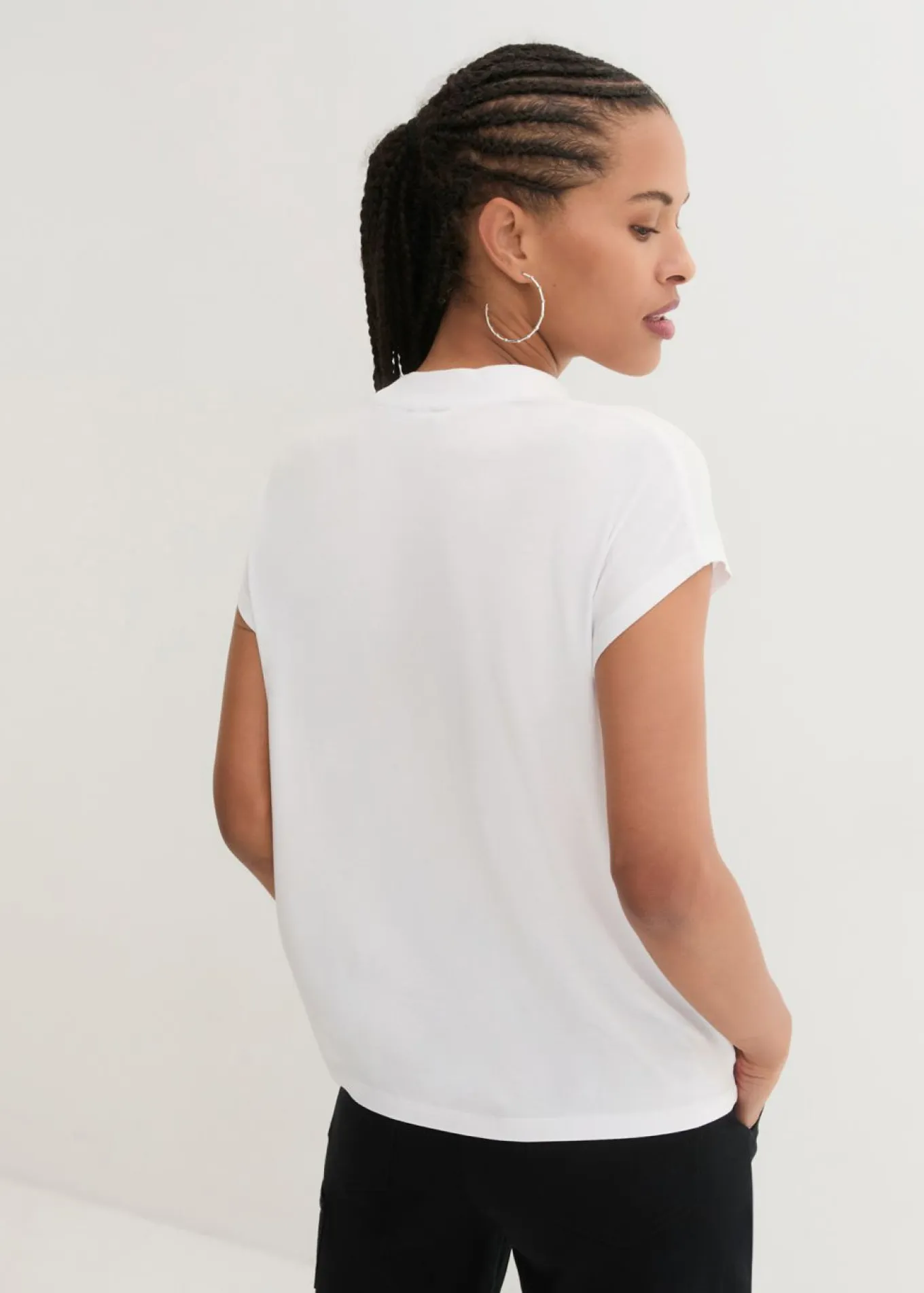 Camiseta de viscosa suave