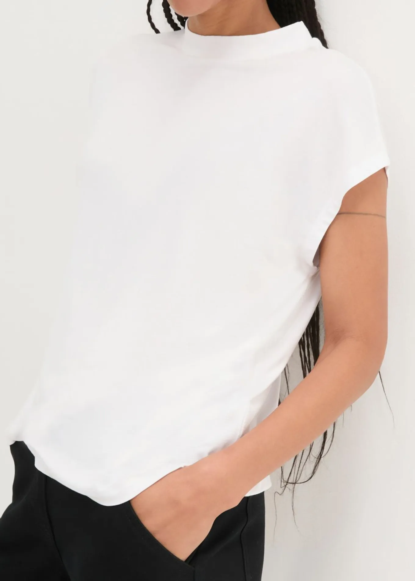 Camiseta de viscosa suave