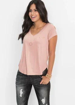 Camiseta de viscosa suave