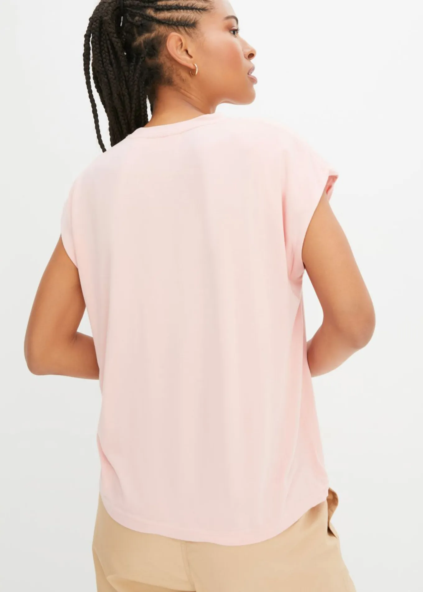 Camiseta de viscosa suave