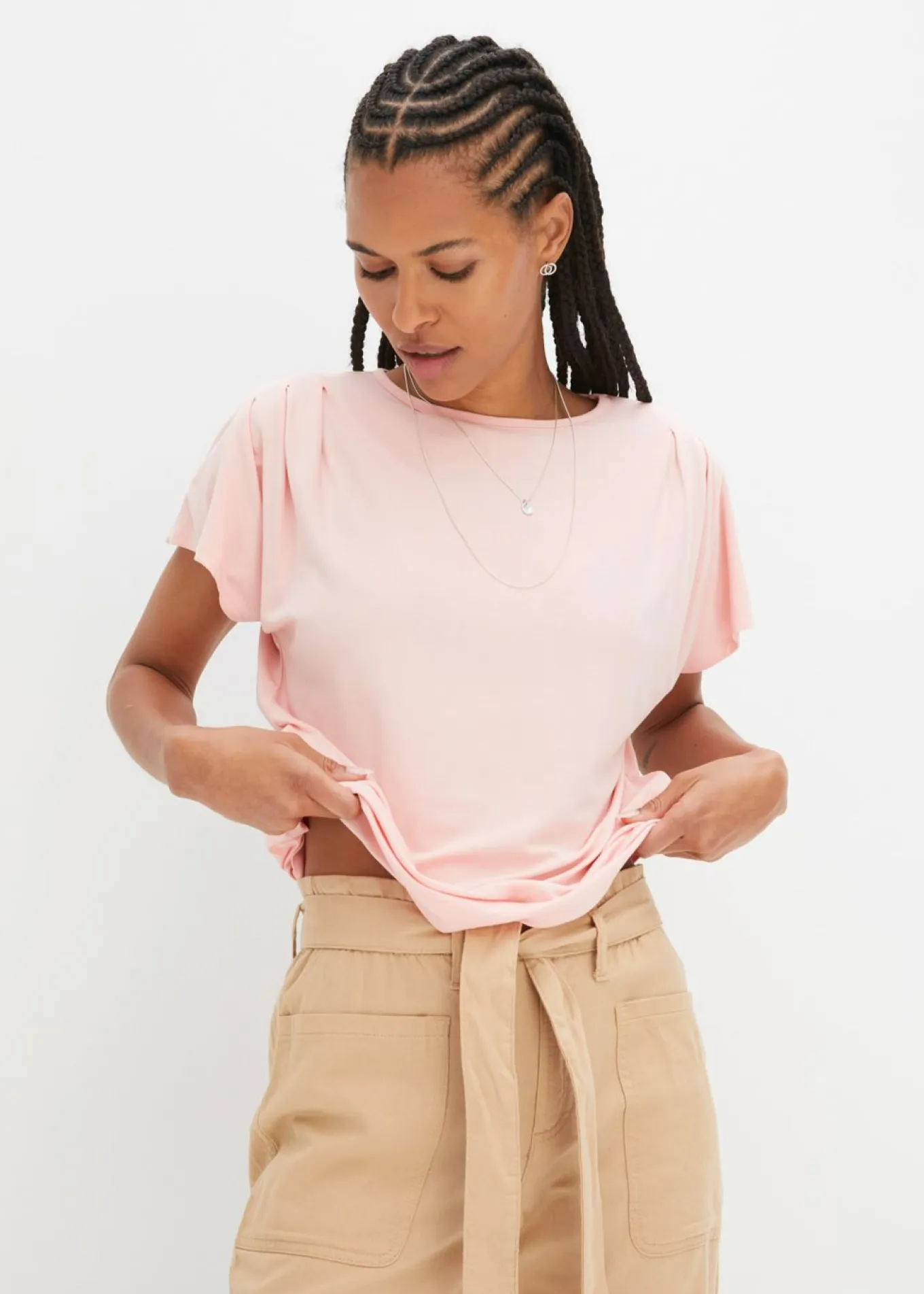 Camiseta de viscosa suave