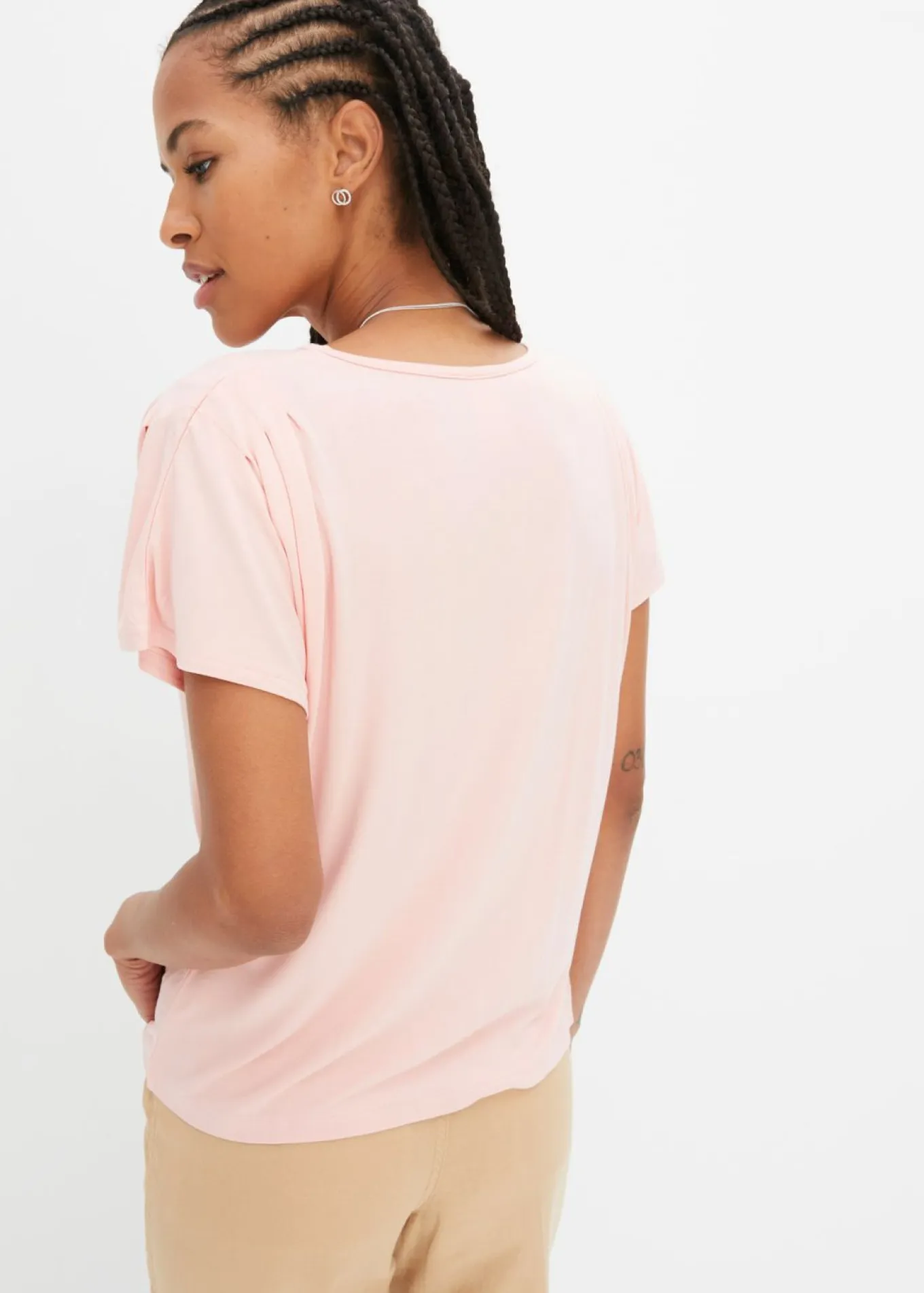 Camiseta de viscosa suave