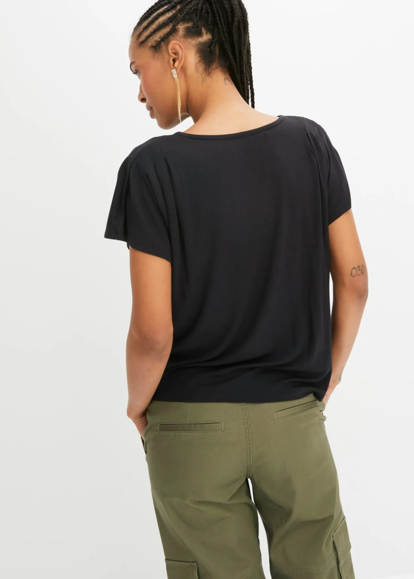 Camiseta de viscosa suave