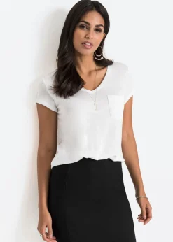 Camiseta de viscosa suave