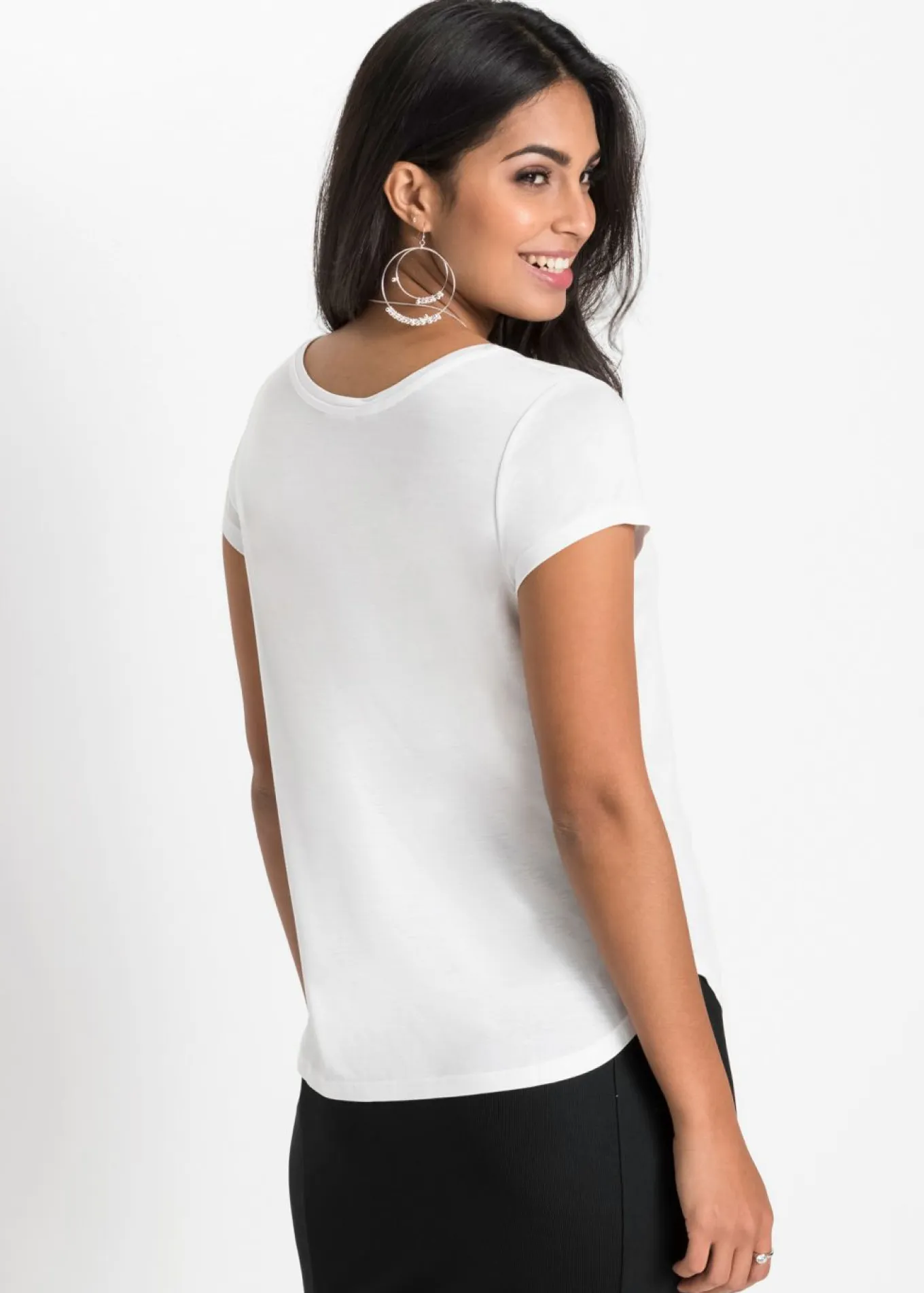Camiseta de viscosa suave
