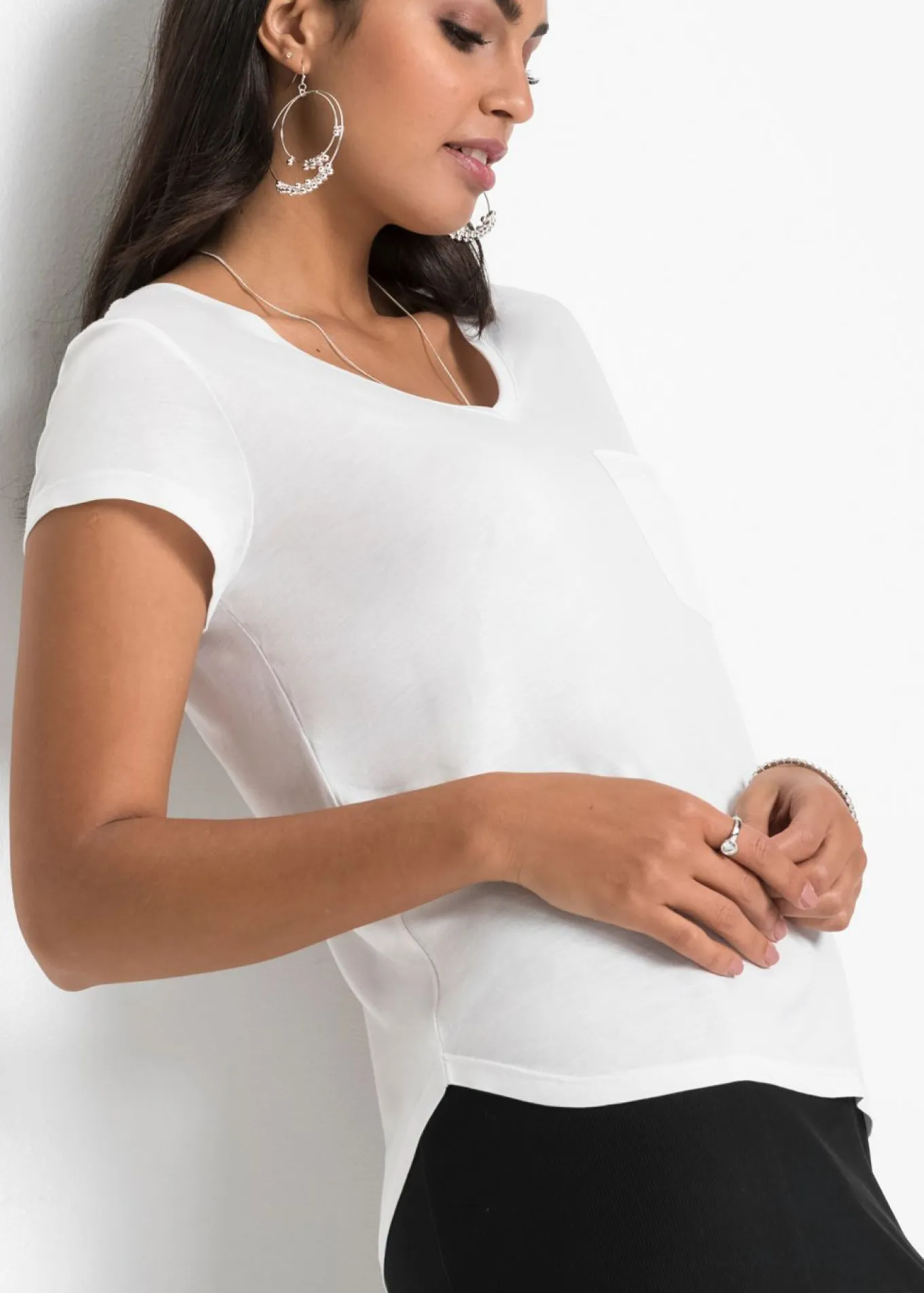 Camiseta de viscosa suave