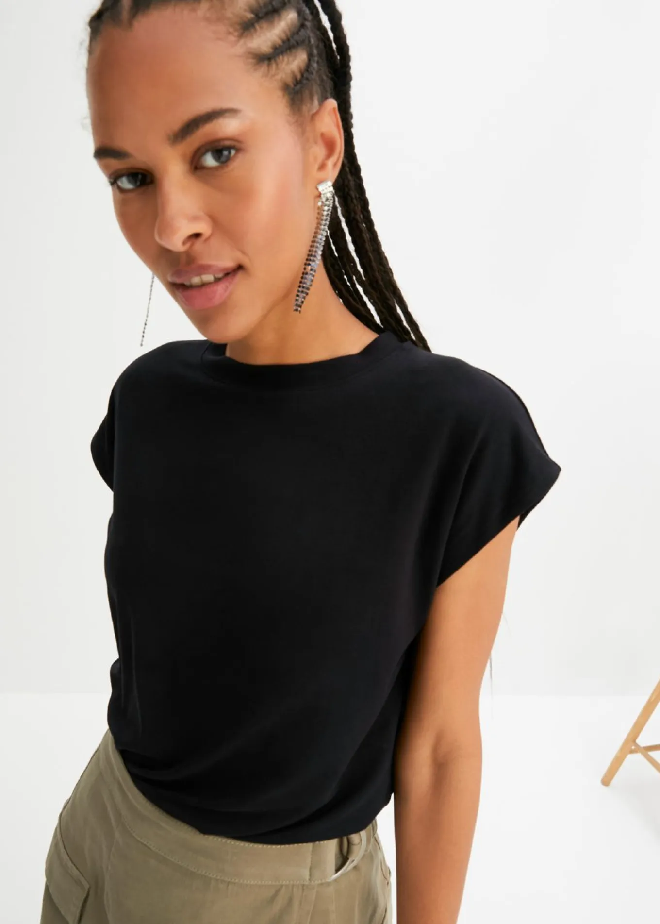 Camiseta de viscosa suave
