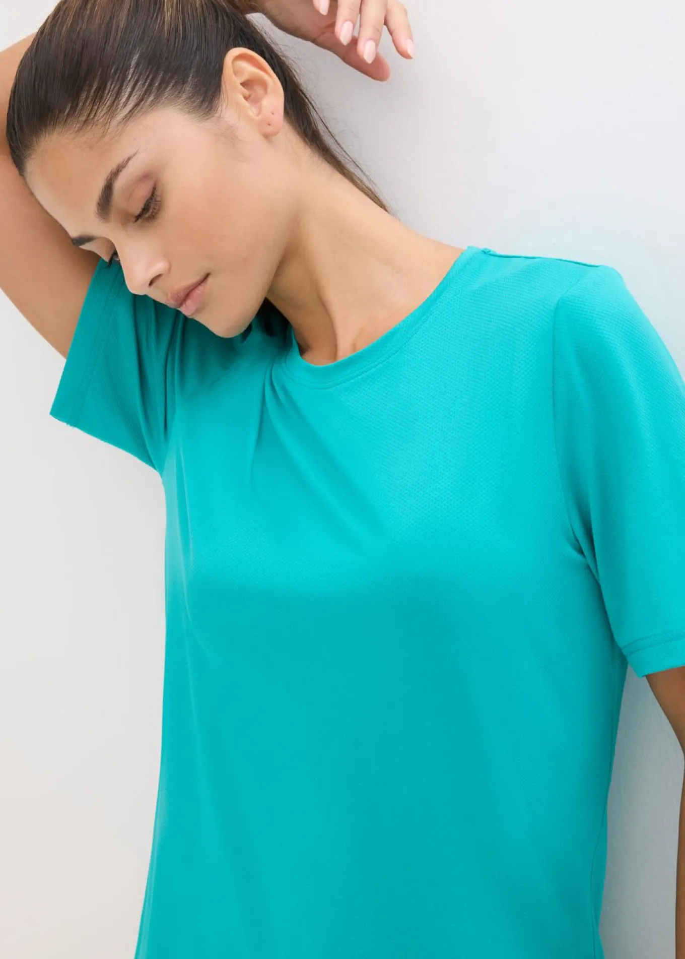 Camiseta deportiva con aspecto estructurado