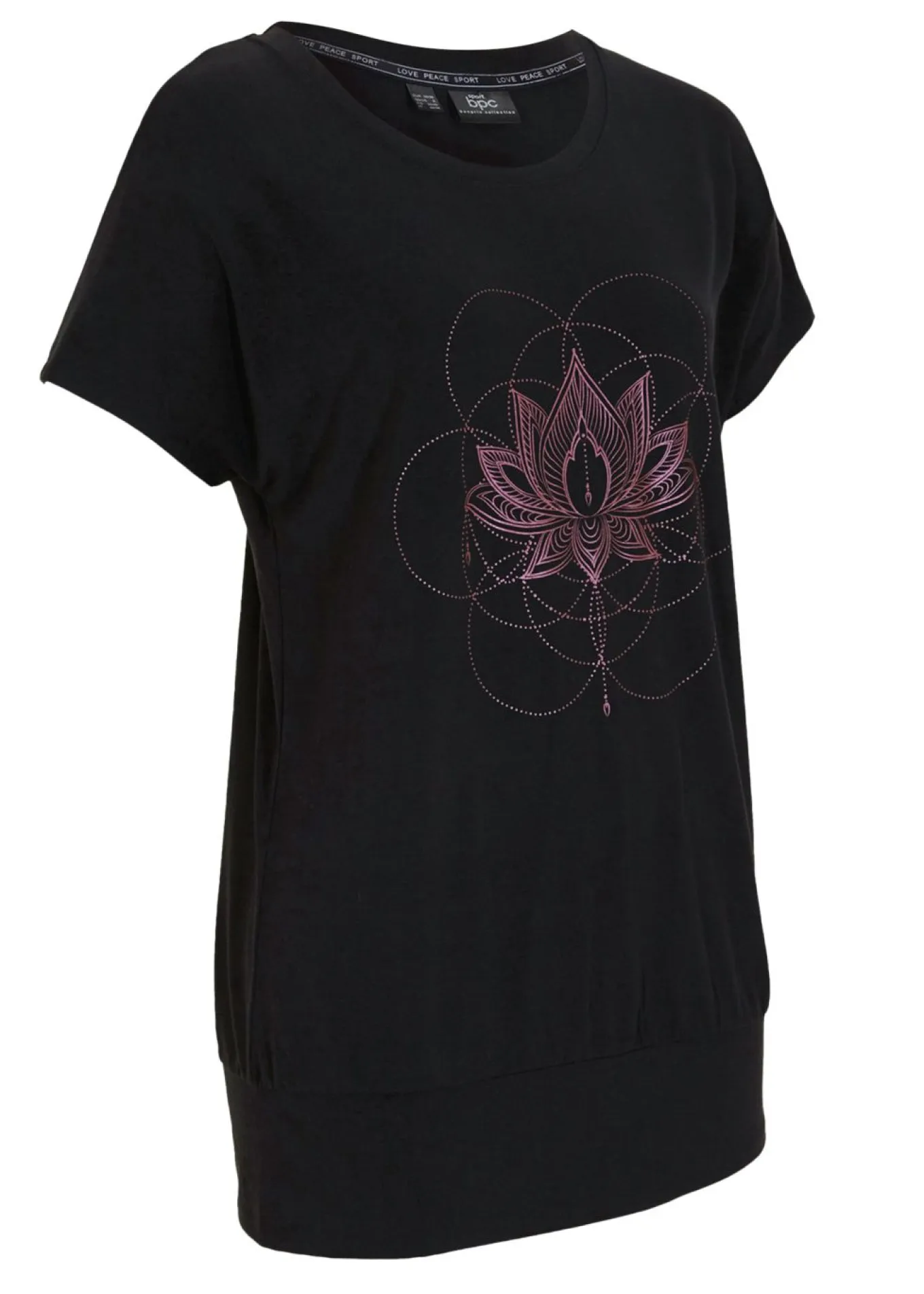 Camiseta deportiva con corte holgado