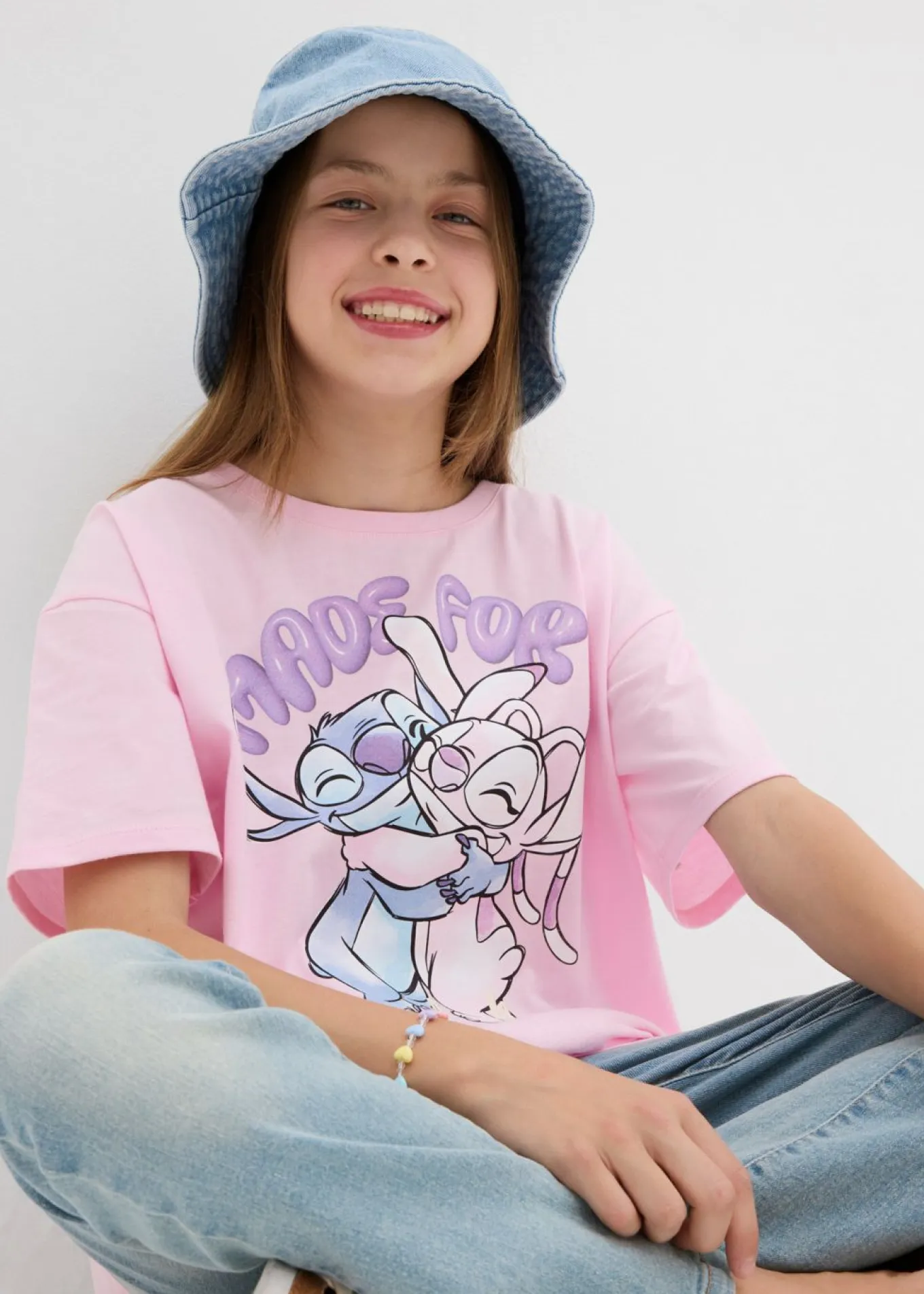 Camiseta Disney Stitch de algodón puro