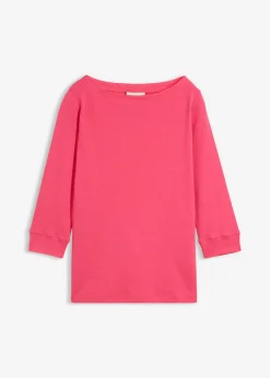 Camiseta elástica con escote en forma de U