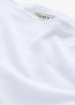 Camiseta elástica con escote en forma de U