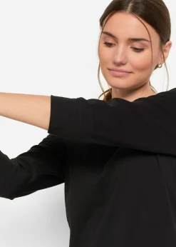 Camiseta elástica con escote en forma de U