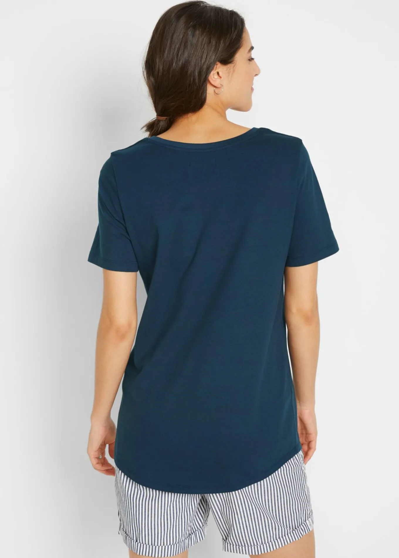 Camiseta en mezcla de algodón