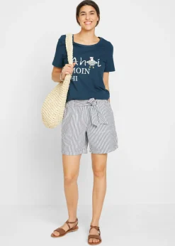Camiseta en mezcla de algodón
