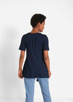 Camiseta estampada 2 en 1 con cuello redondo