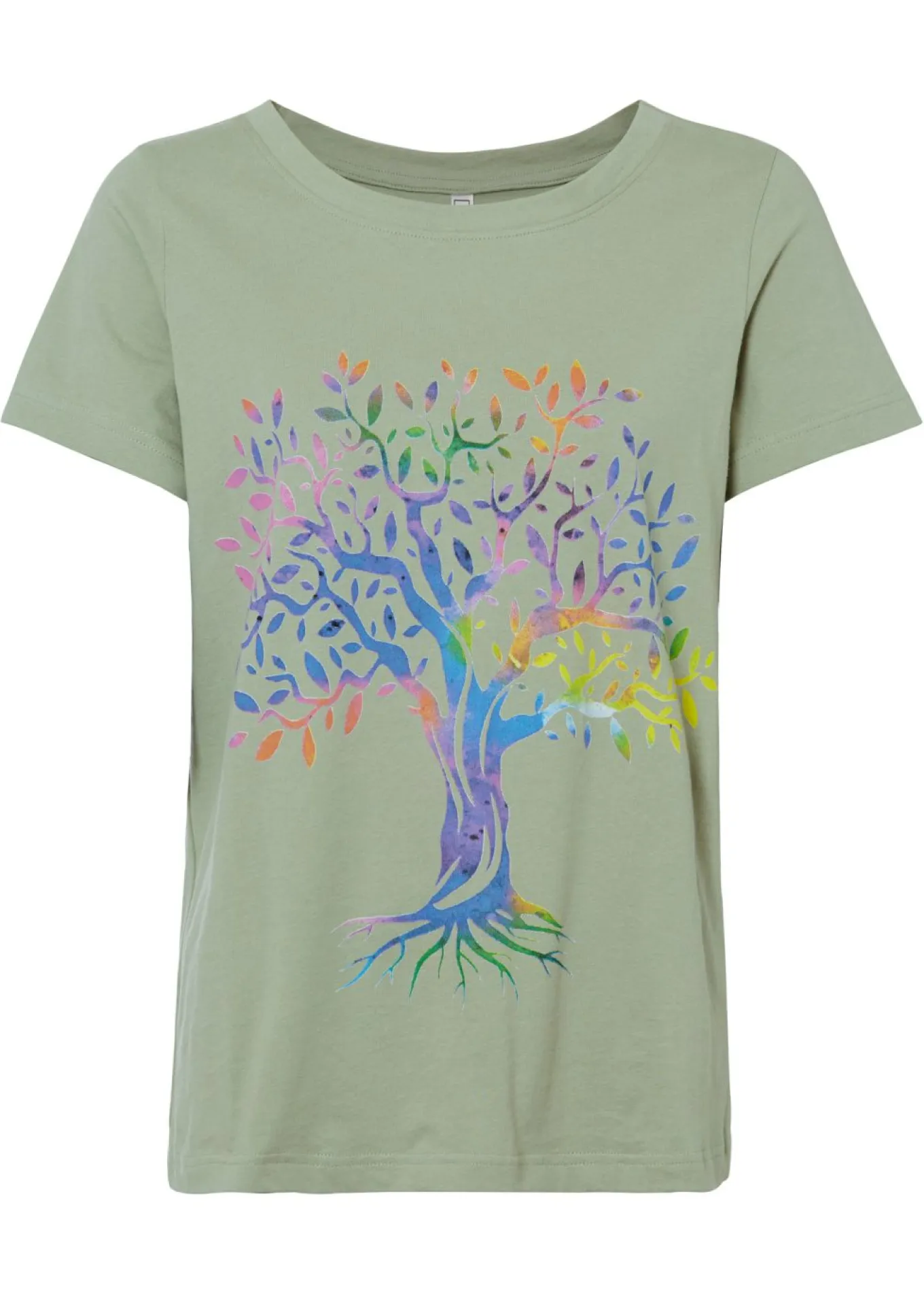 Camiseta estampada de algodón orgánico