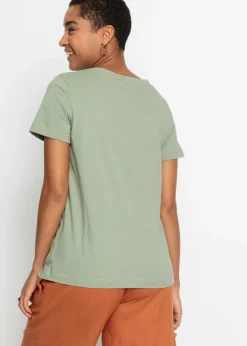 Camiseta estampada de algodón orgánico