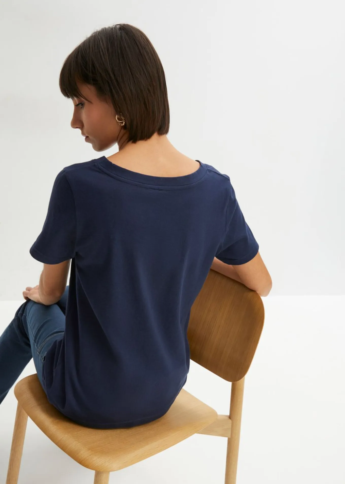 Camiseta estampada de algodón orgánico