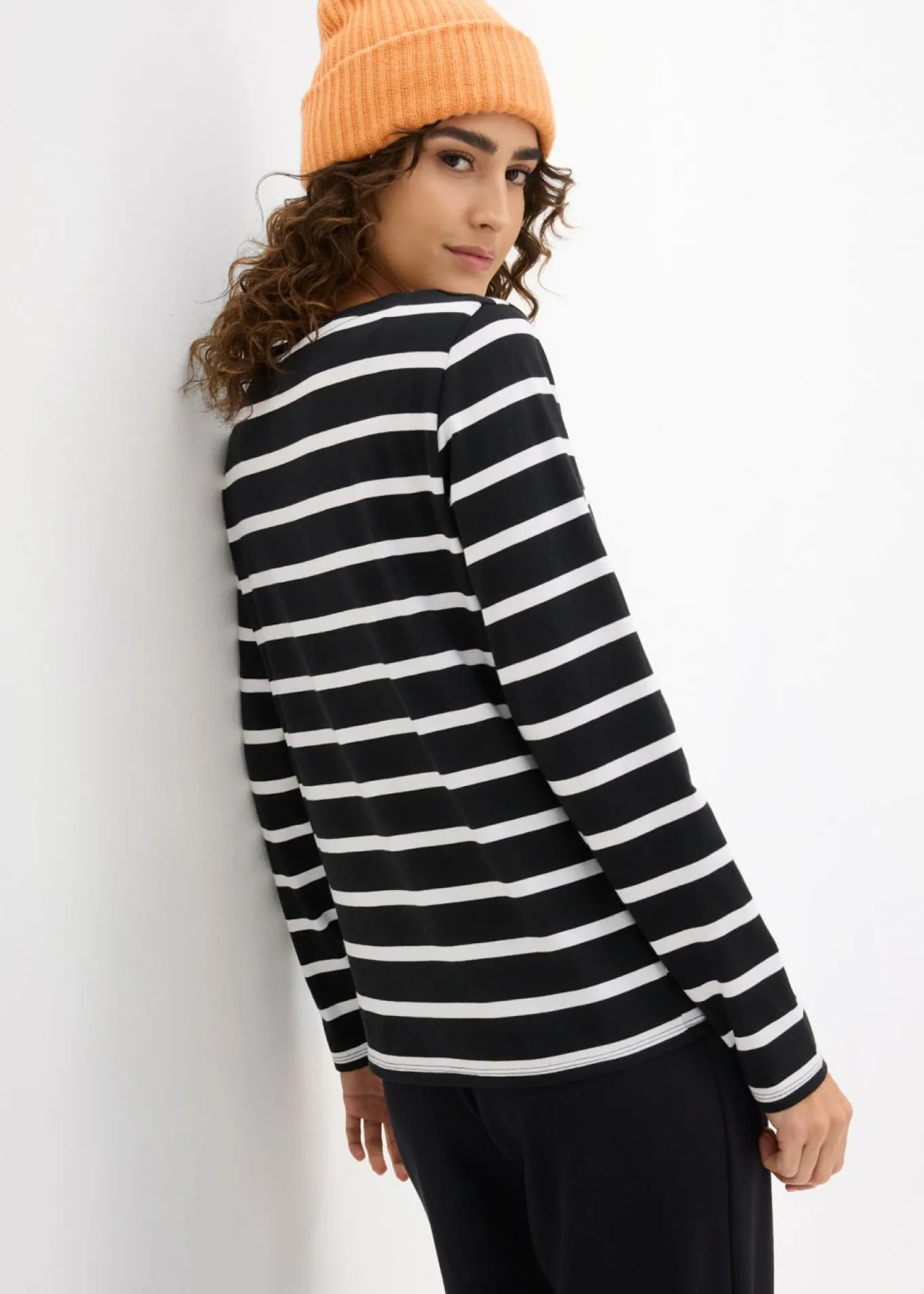 Camiseta henley de algodón orgánico puro