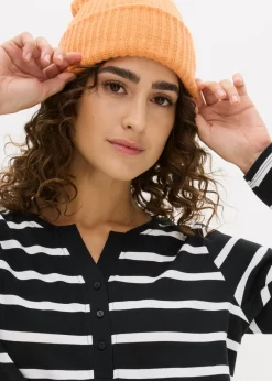 Camiseta henley de algodón orgánico puro