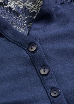 Camiseta henley de mezcla de viscosa