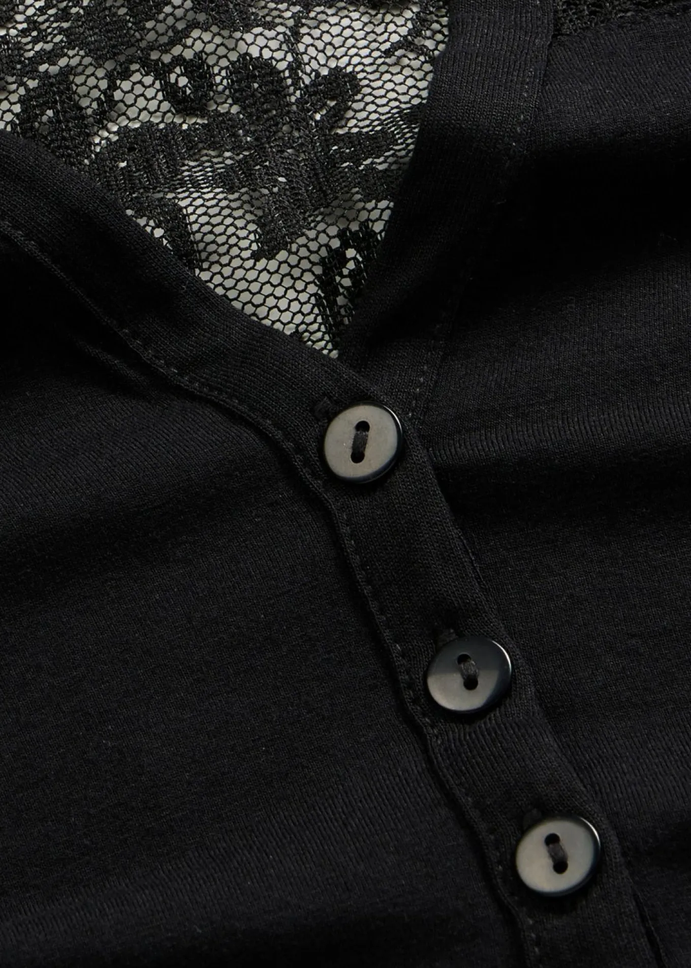 Camiseta henley de mezcla de viscosa