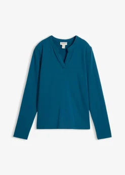 Camiseta henley hasta la cadera