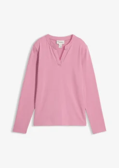 Camiseta henley hasta la cadera