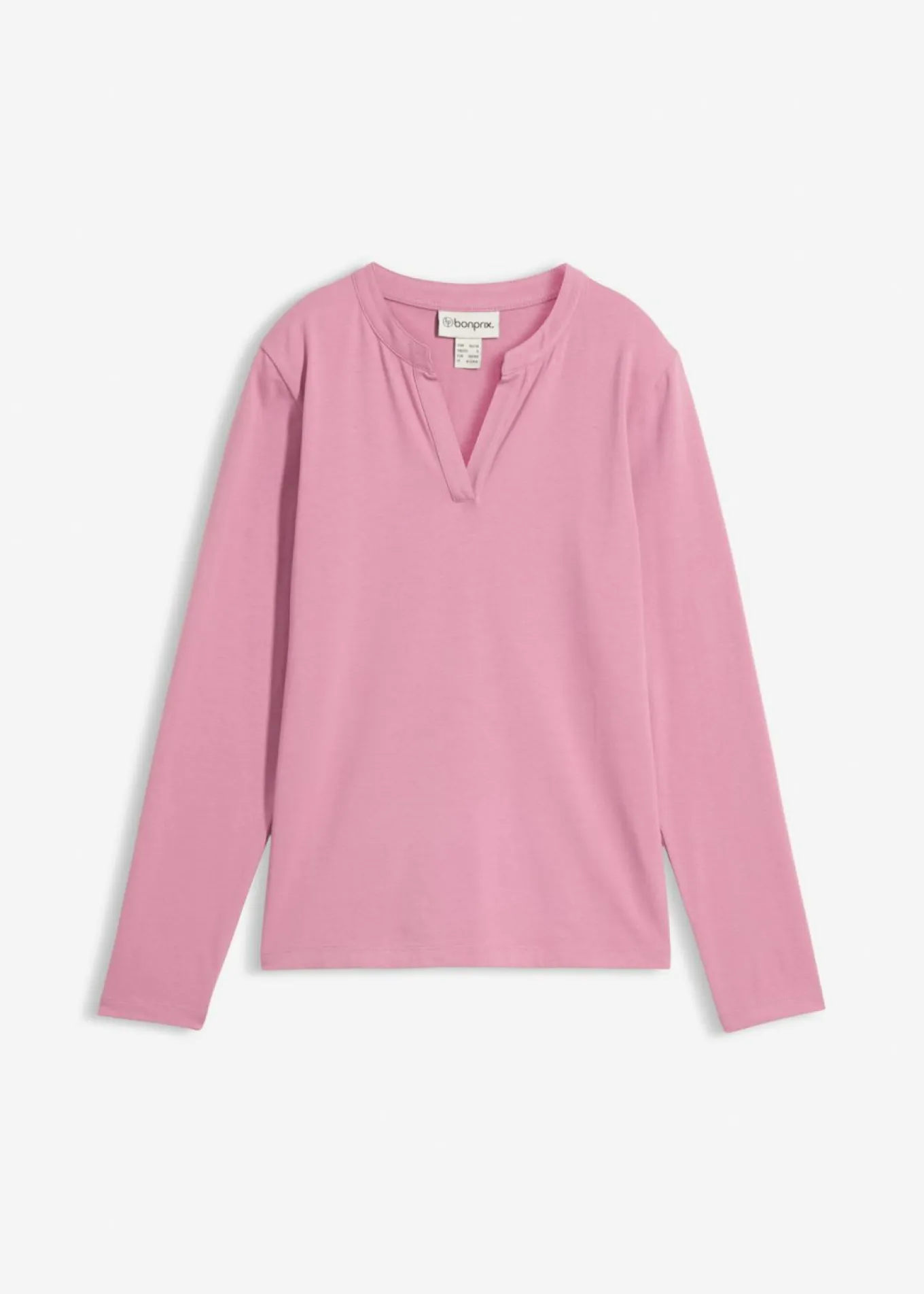 Camiseta henley hasta la cadera
