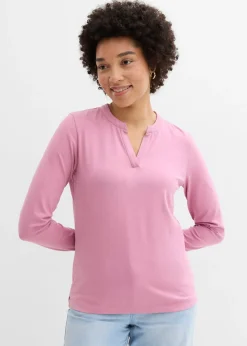 Camiseta henley hasta la cadera