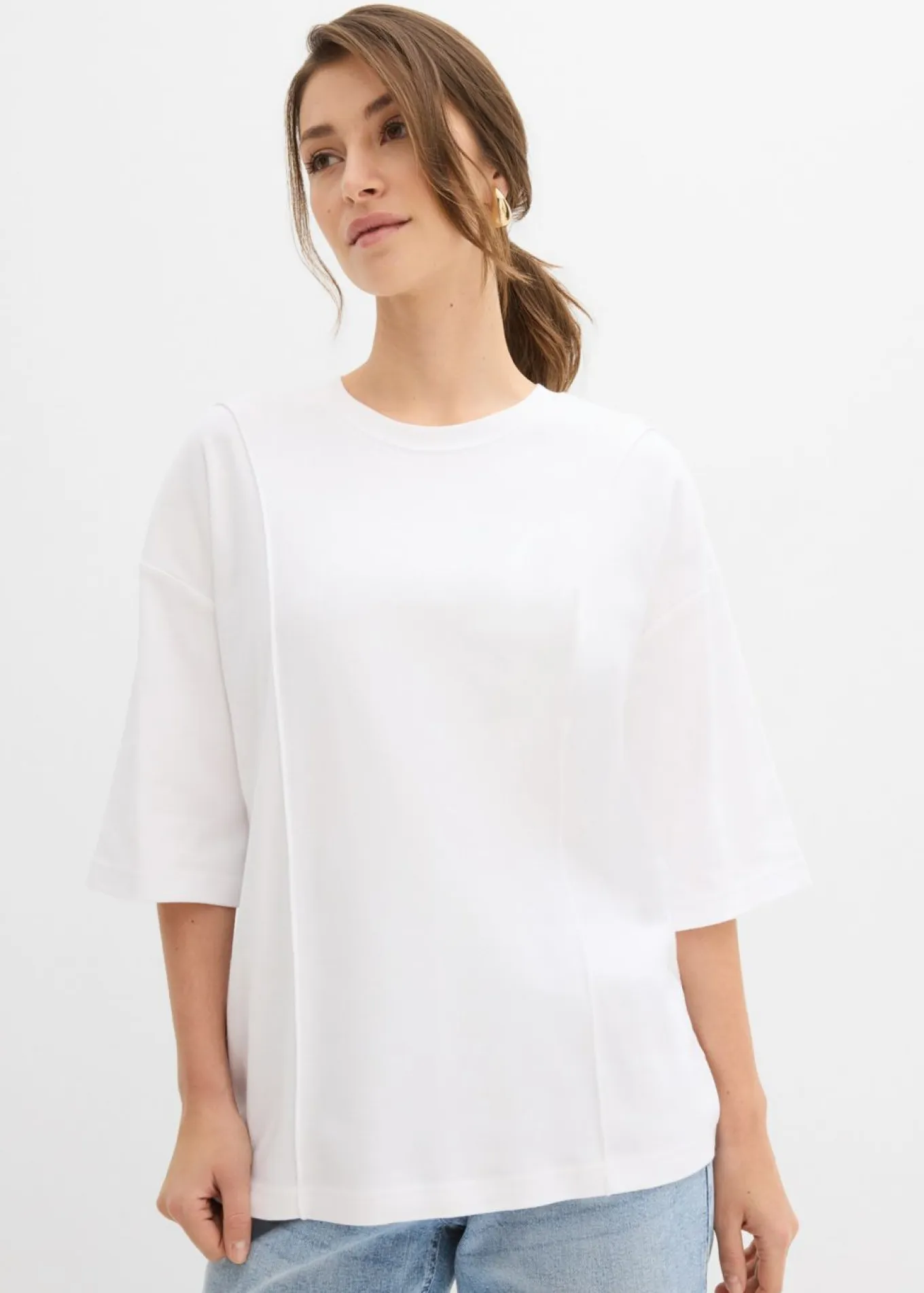 Camiseta holgada de algodón orgánico puro