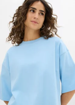 Camiseta holgada de algodón orgánico puro y pesado