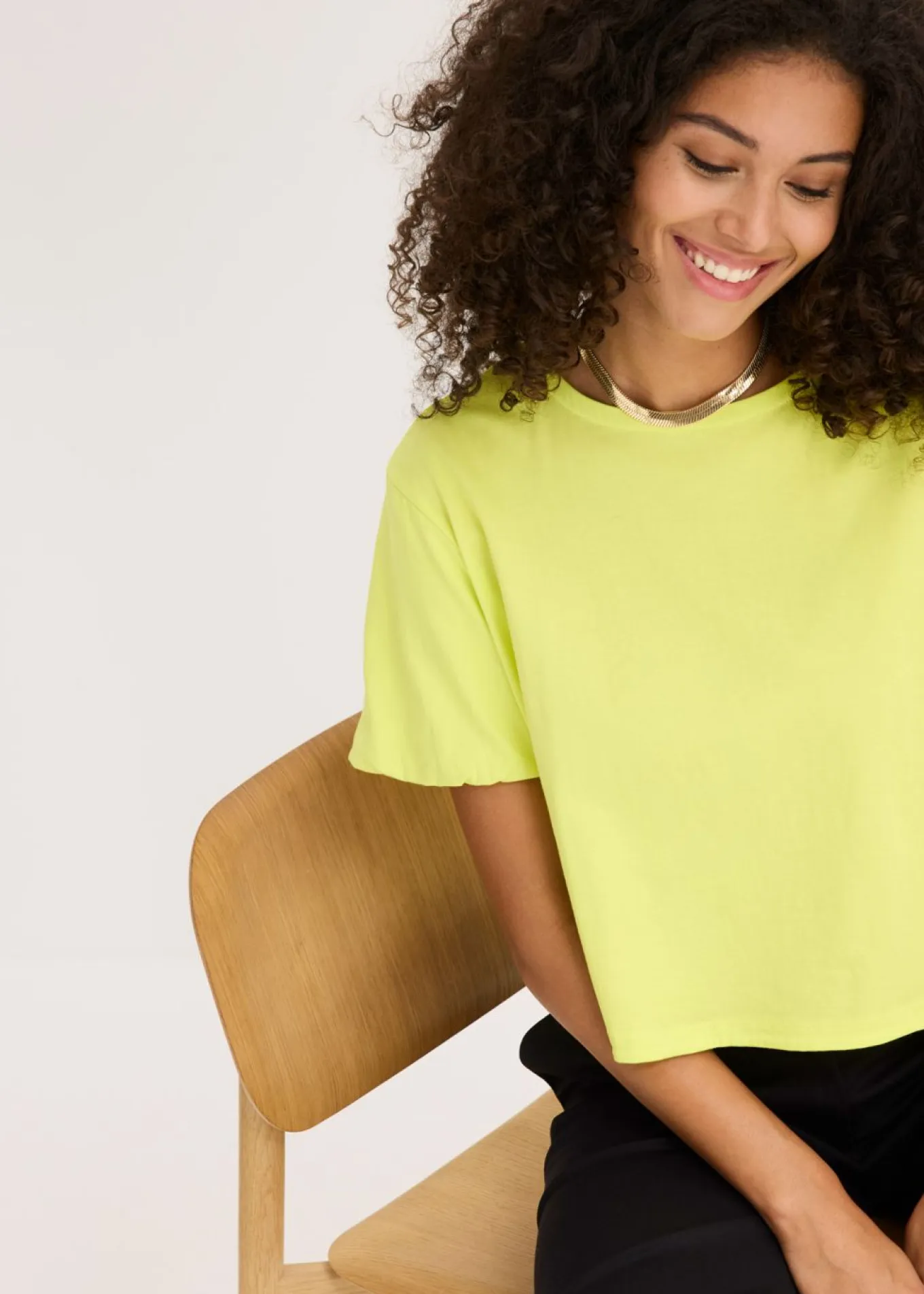 Camiseta holgada de algodón orgánico puro
